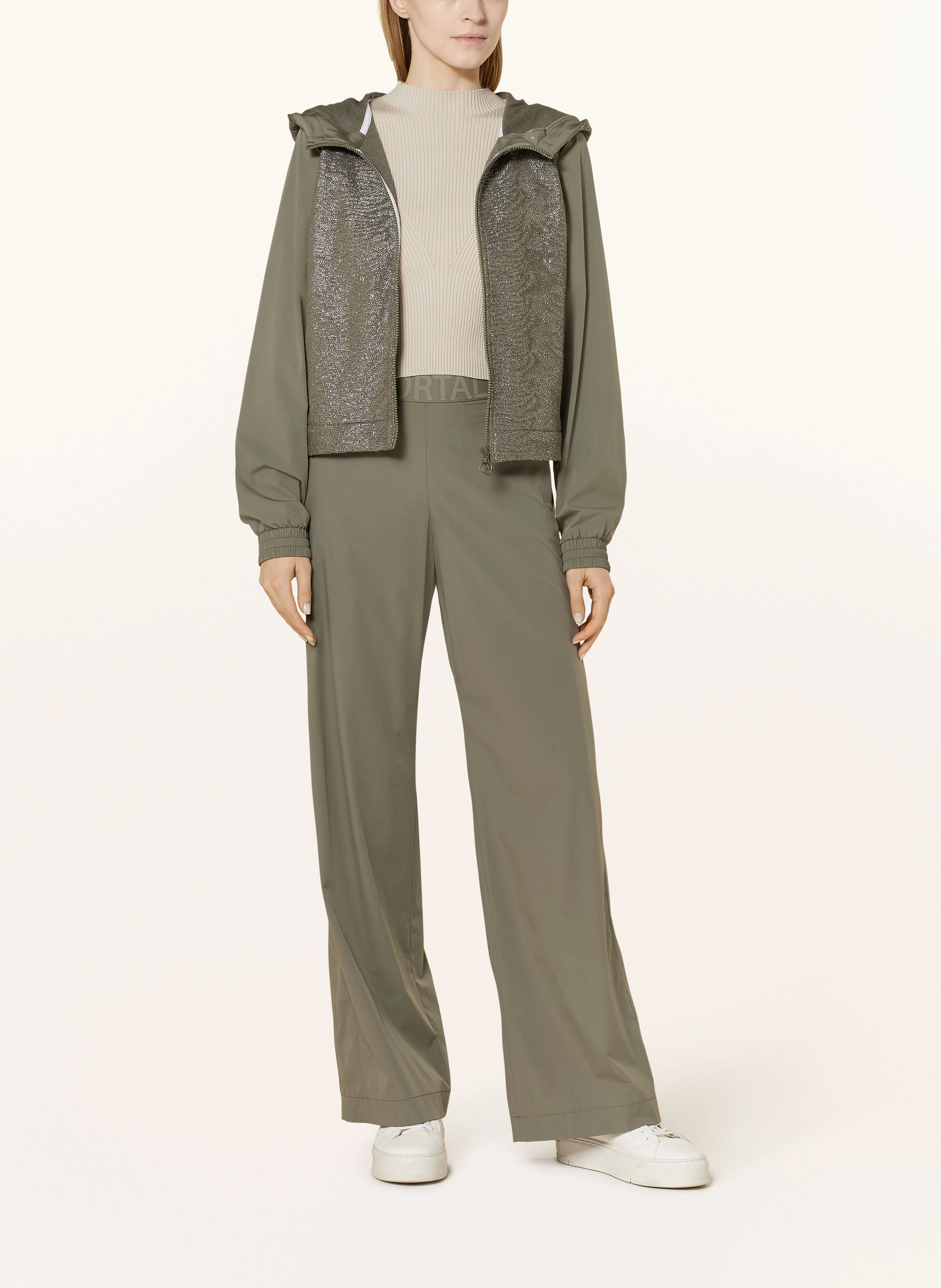 ULLI EHRLICH SPORTALM 2-in1-Blouson im Materialmix