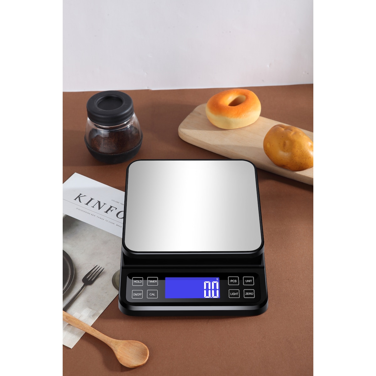 Multifunksjonell elektronisk digital vekt 10 kg/1g