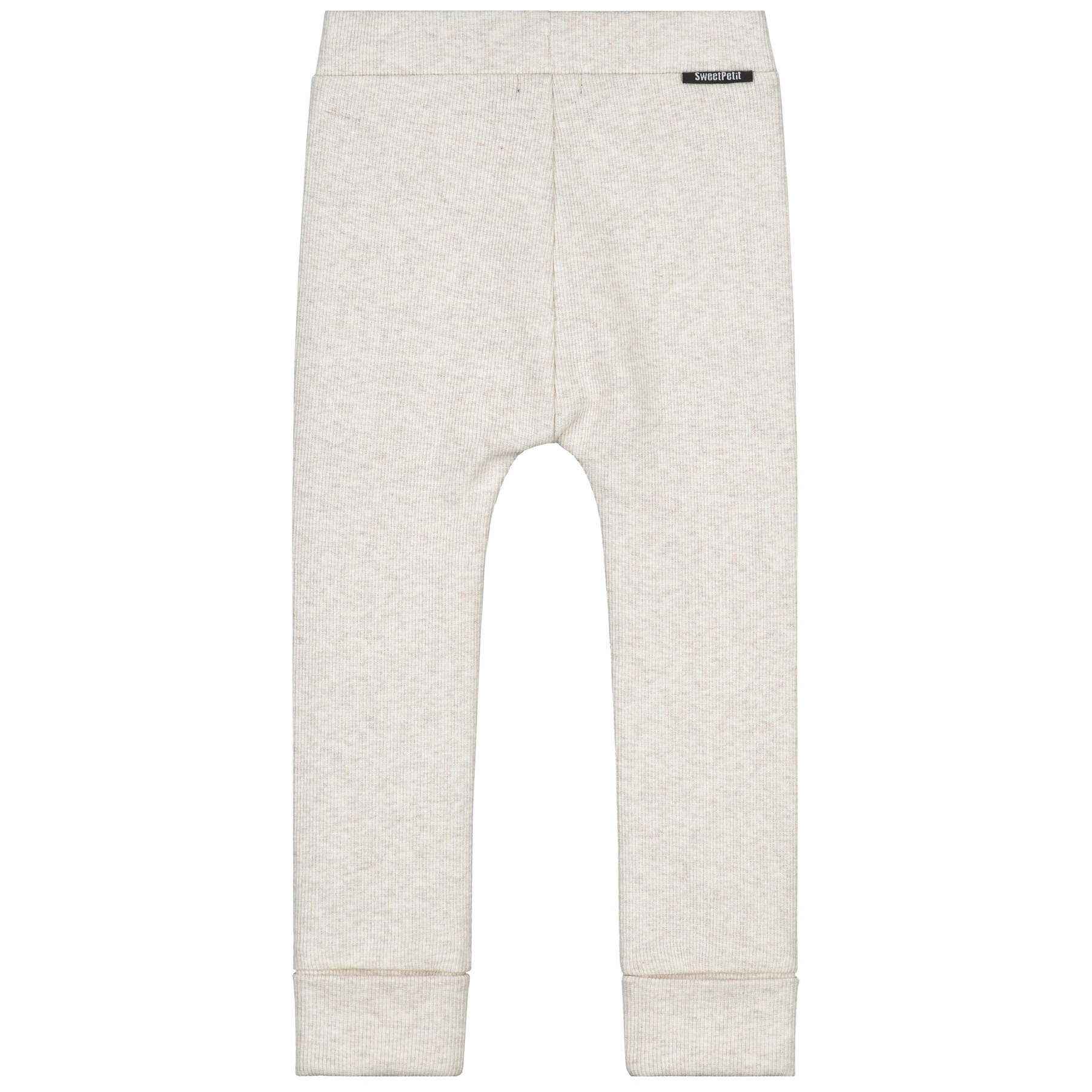 Sweet Petit peuter legging rib Joss  effen beige