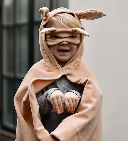 Fabelab Udklædning - Animal Mask - Bunny - Dusty Rose