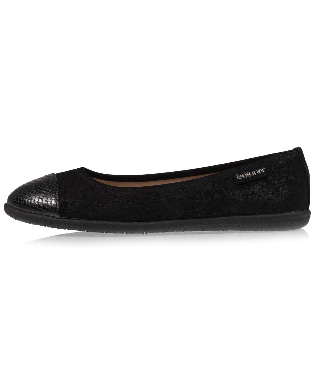 Isotoner Ballerines femme bi-matières