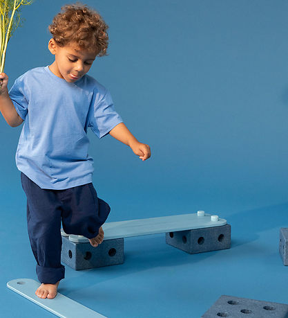 MODU Balancebane - 17 Teile - Deep Blue/Sky Blue