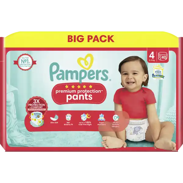 Premium protection pants Gr. 4 (9-15kg) Big Pack