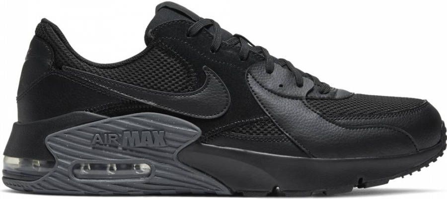 Nike Air Max Excee Sneakers Zwart Donkergrijs Transparant Grijs
