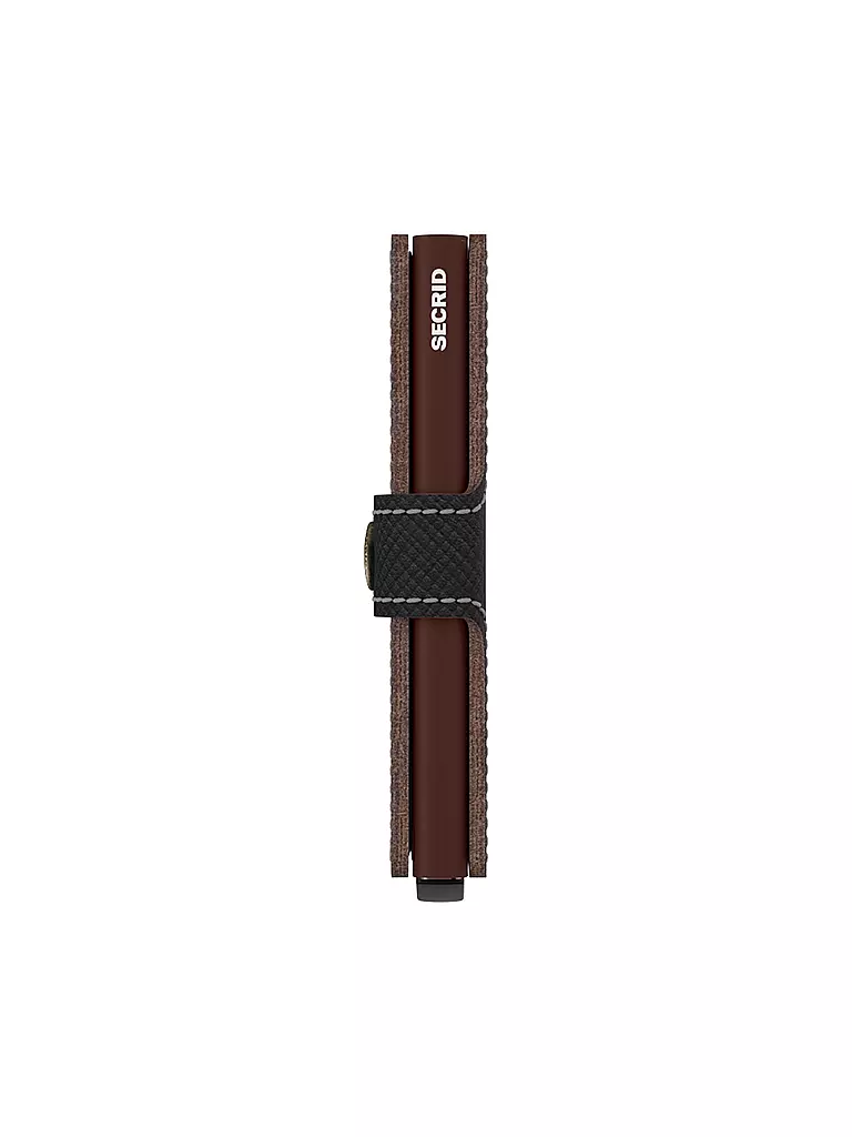 SECRID Geldbörse - Miniwallet Saffiano Brown braun