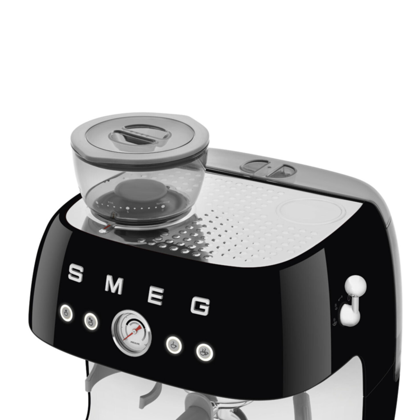 Smeg Espressomaschine EGF03BLEU Schwarz