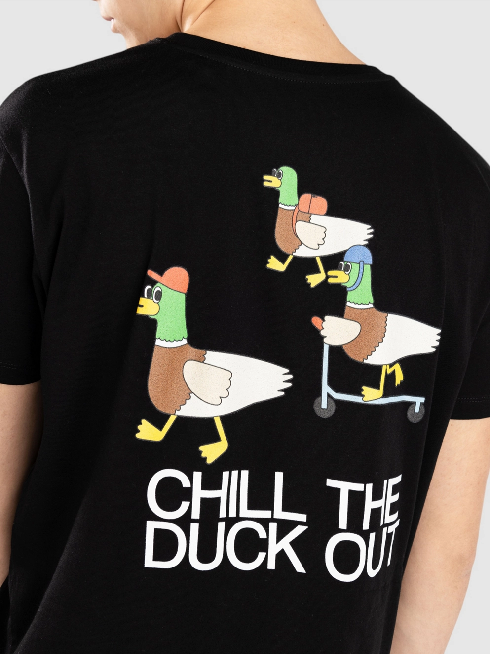 Fat Moose Duck Out T-Shirt black