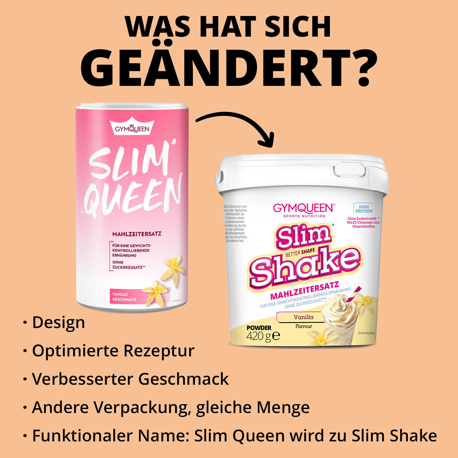 Slim Shake Mahlzeitersatz-Shake (420g)
