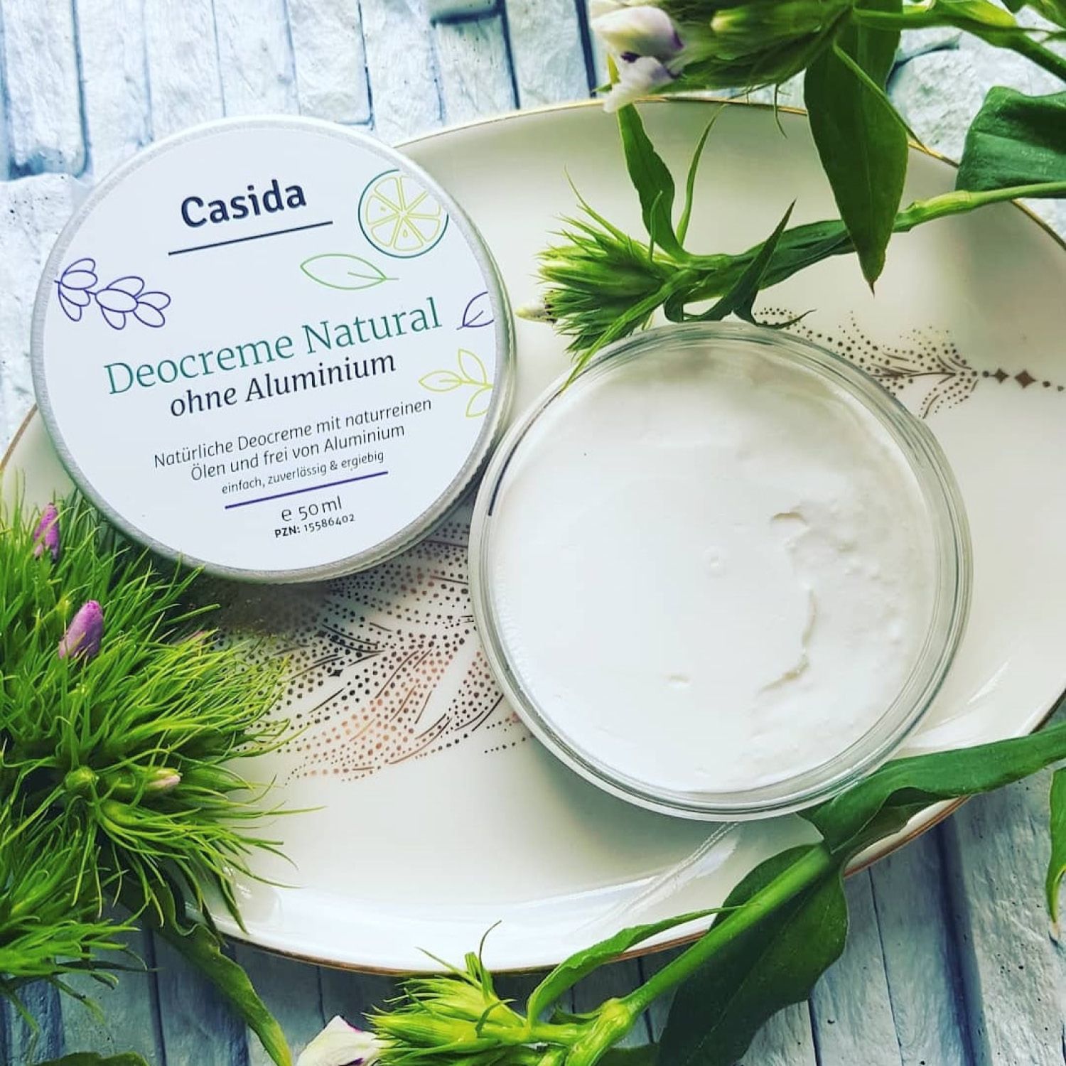 Casida Deocreme Natural ohne Aluminium