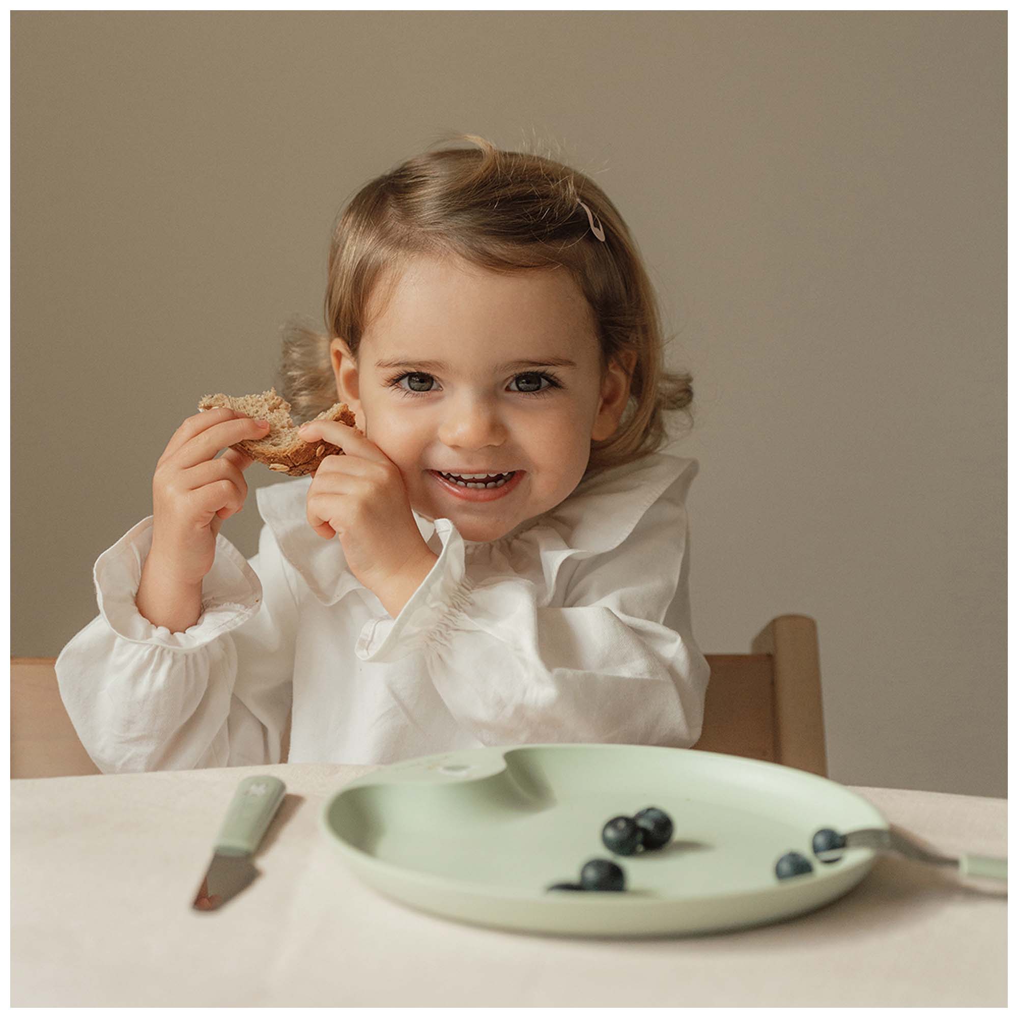 Mepal kinderbord x Little Dutch groen