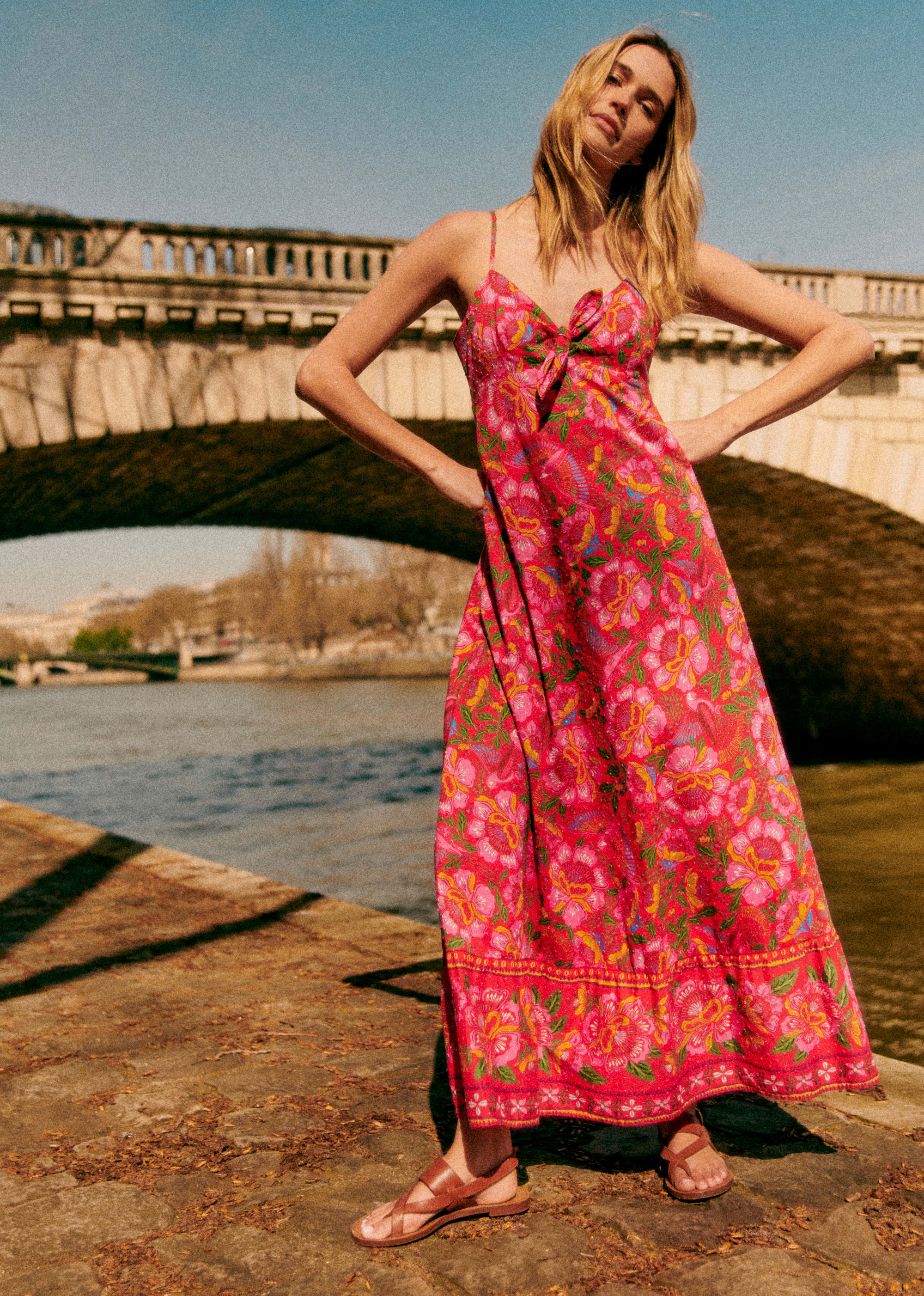 Robe Jolia - Sézane x FARM Rio - Floral bela - LES COMPOSANTES/DÉCOUVRIR 5906673