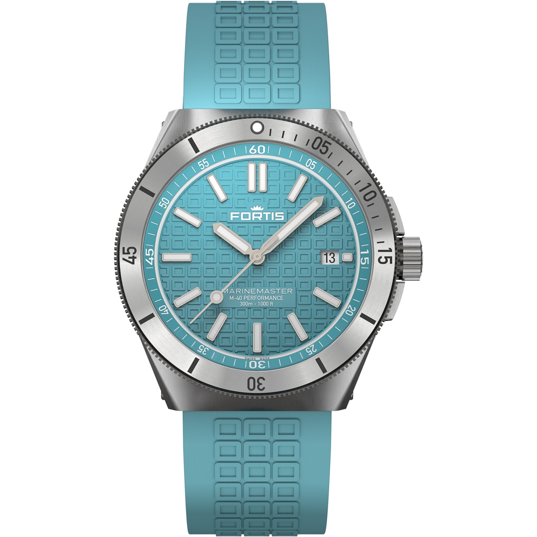 Fortis Marinemaster M-40 Serenity Blue Horizon Strap