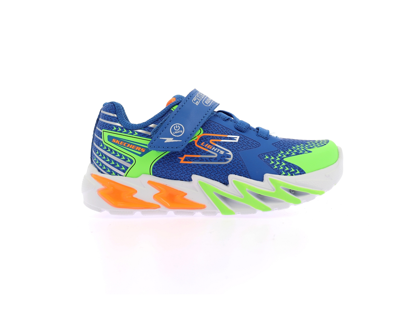 Skechers-FLEX GLOW BOLT Matières combinées Bleu roi