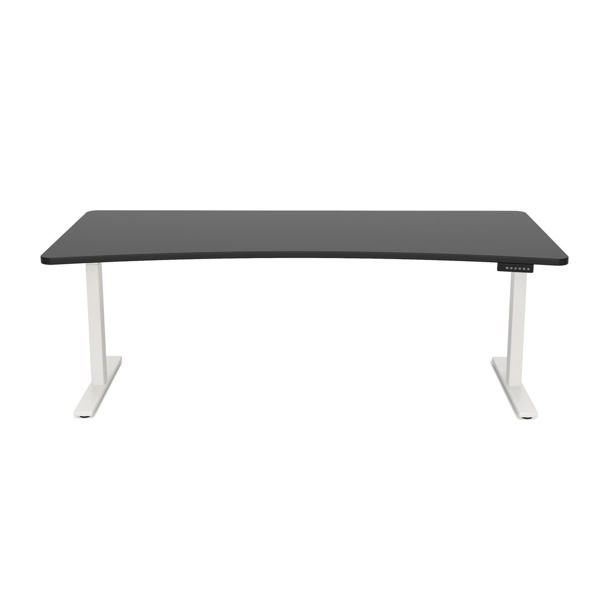 Stehpult elektrisch PREMIUM schwarz/weiss 200 x 92 cm