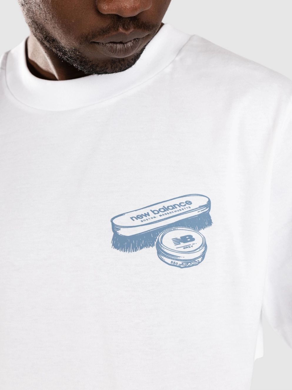 New Balance Shine T-Shirt white