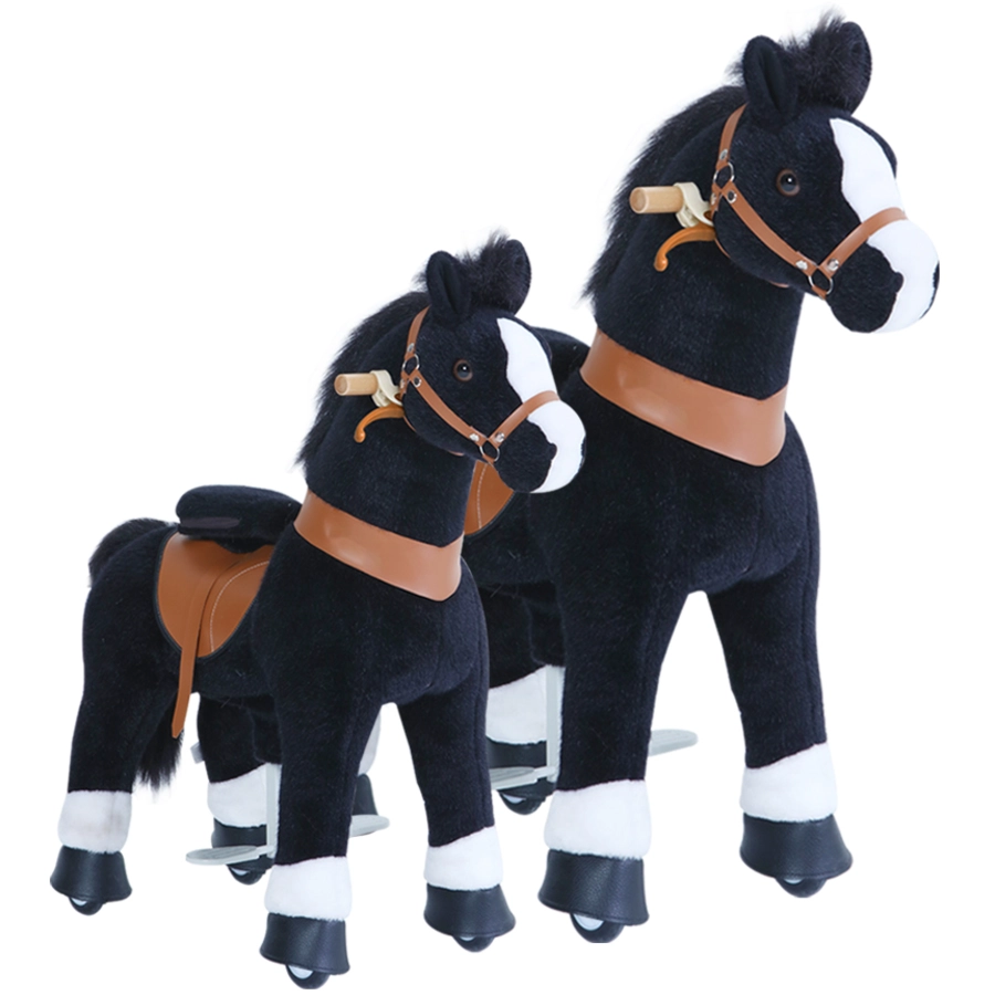 PonyCycle® Black mit Bremse und Sound - klein