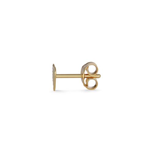 Jane Kønig  Reflection Stud Heart ørering - Forgyldt