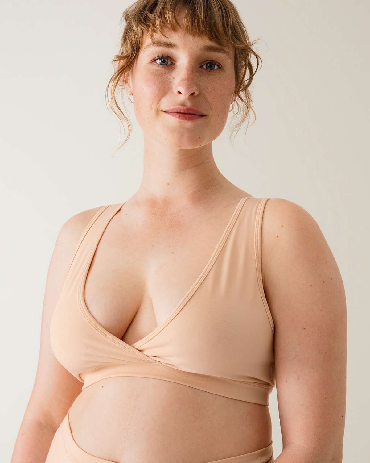 Amme BH – Øko Bomull – Lett Støtte | Essential Maternity and Nursing Bra
