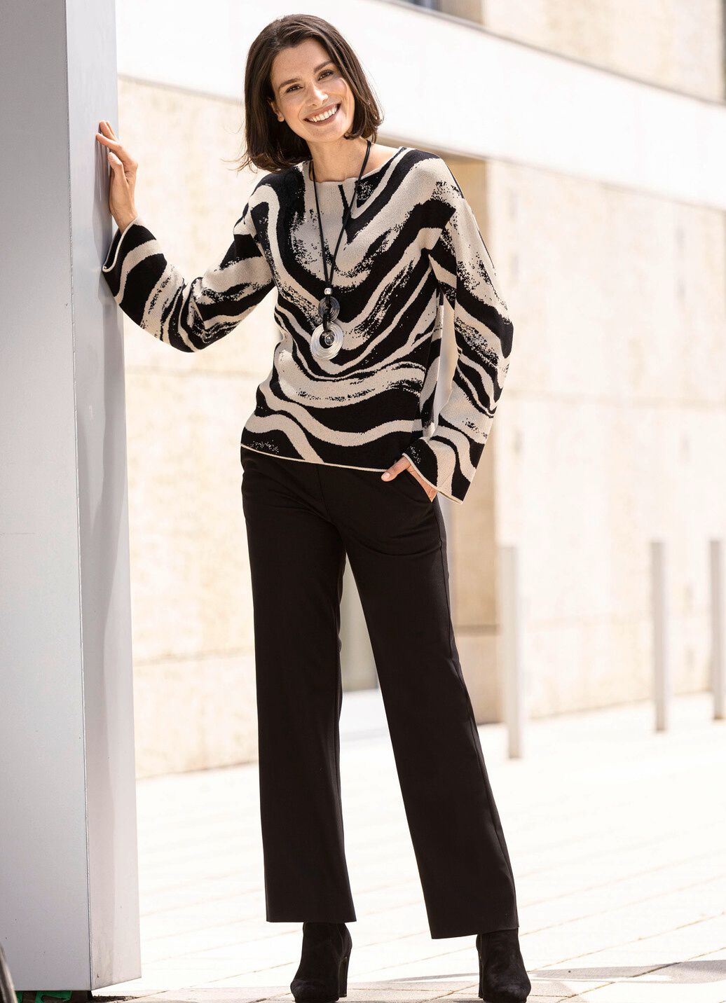 Pullover mit Jacquard-Dessin
