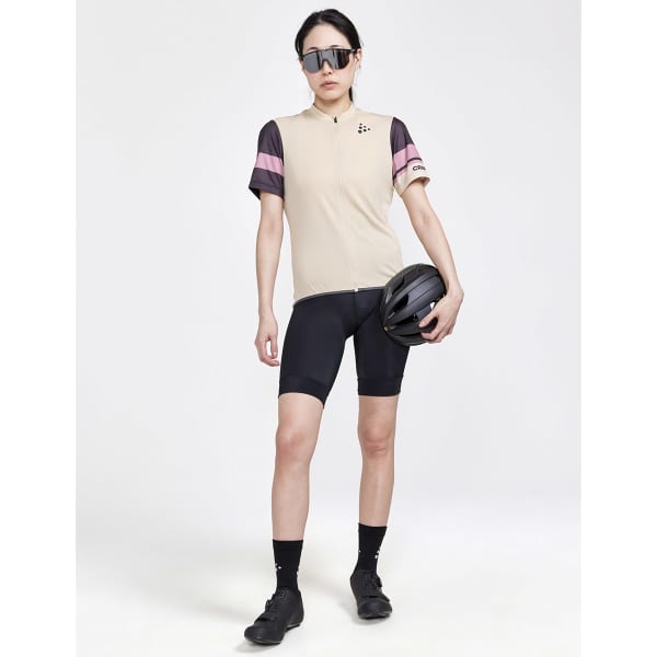 Maillot vélo CRAFT CORE ENDUR LOGO JERSEY W ECRU