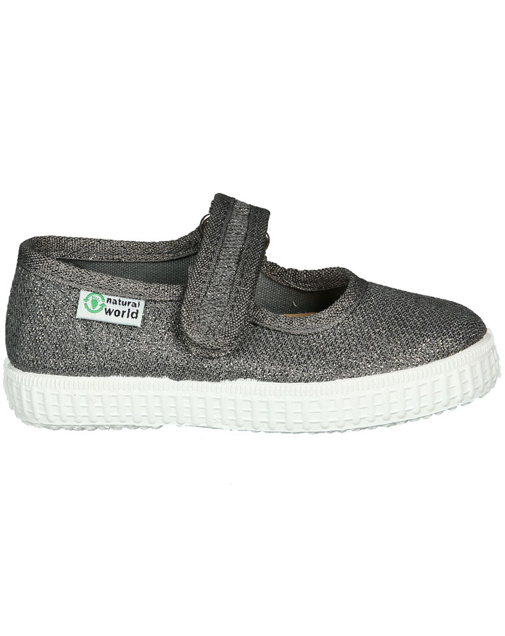 Ballerinas GLITTER GIRL in metallic silber