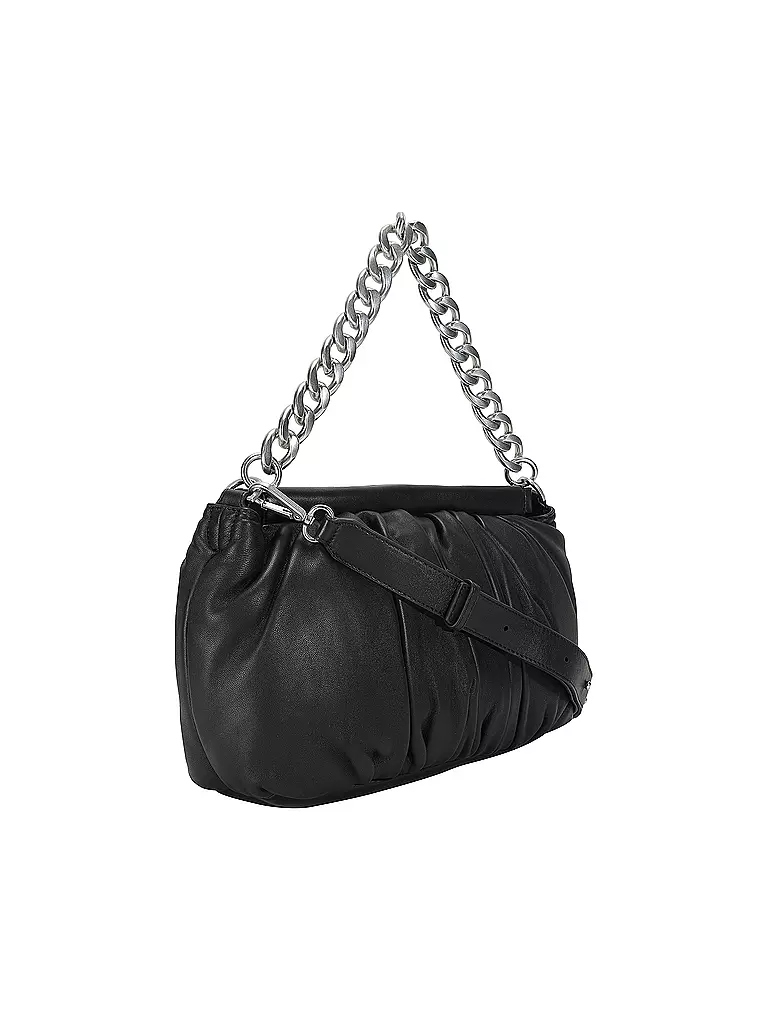 LES VISIONNAIRES Ledertasche - Umhängetasche LUCY schwarz