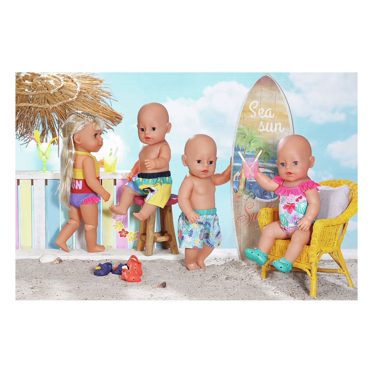 BABY born Weekend Zwemshorts, 43cm