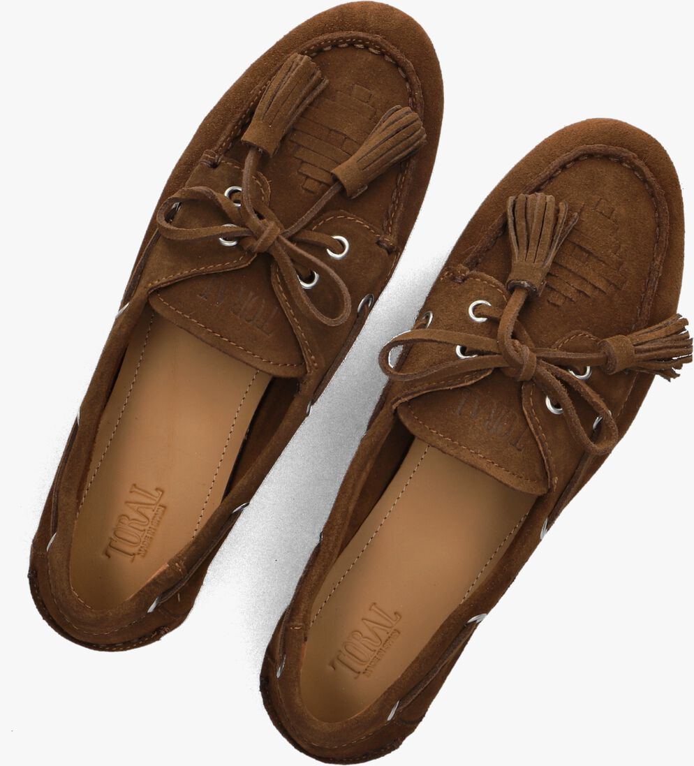 cognac toral mocassins shima