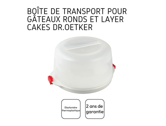 DR OETKER - Boîte alimentaire Boîte de transport gâteau ref.1013