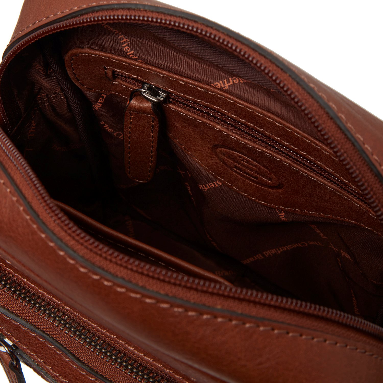 The Chesterfield Brand Ancona Schoudertas cognac