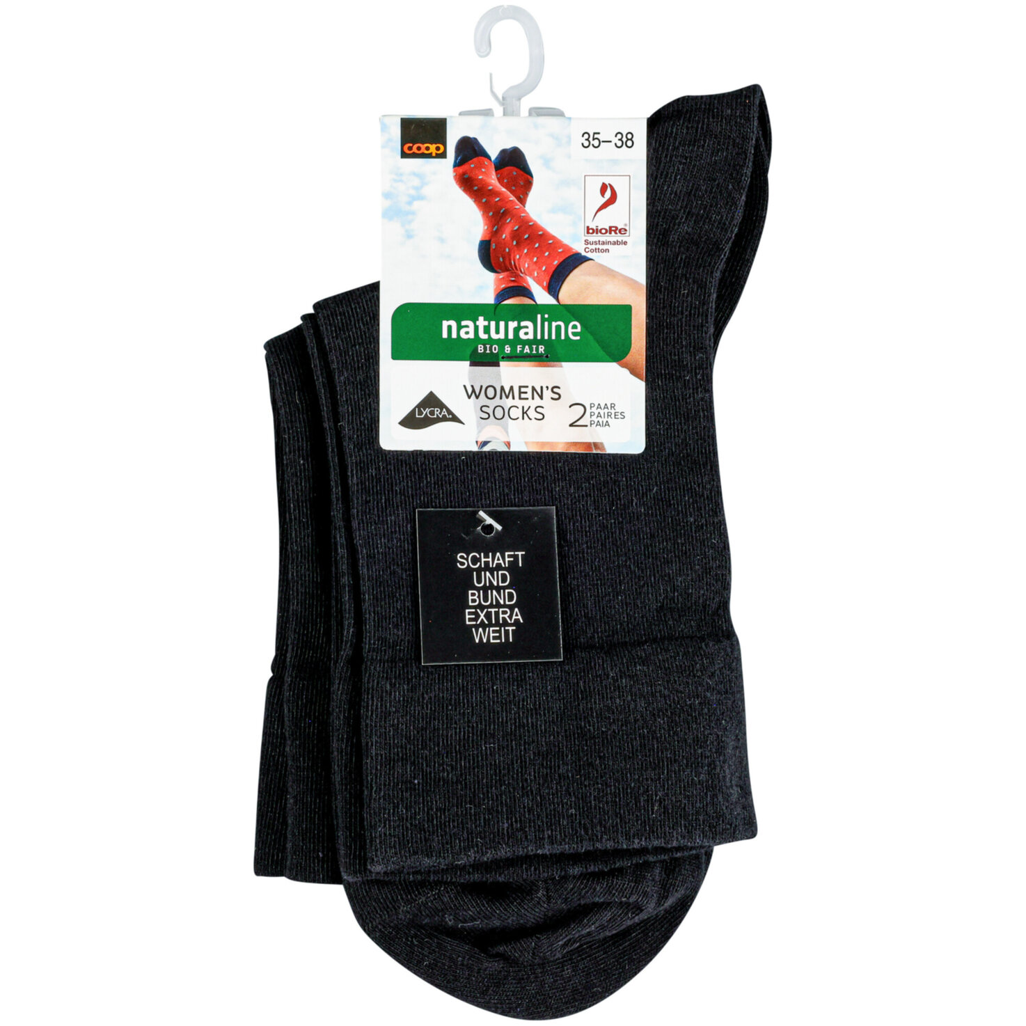 Women's socks Relax Duo  schwarz
