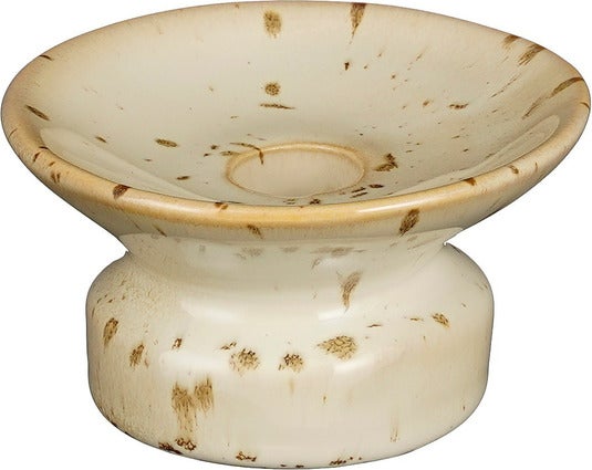 Mica Decorations kandelaar beige D 10,5 H 6 cm