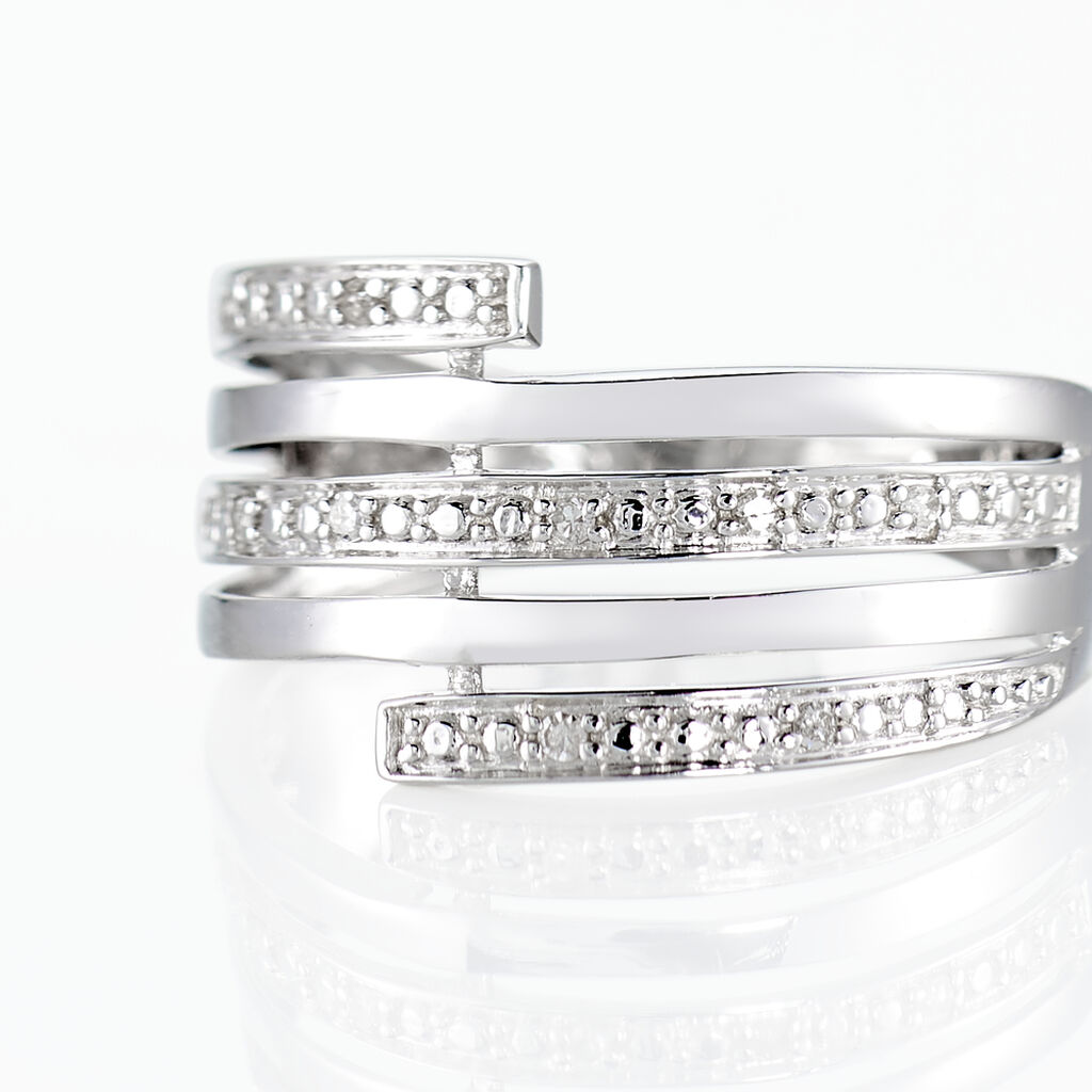 Bague Eleonore Or Blanc Diamant