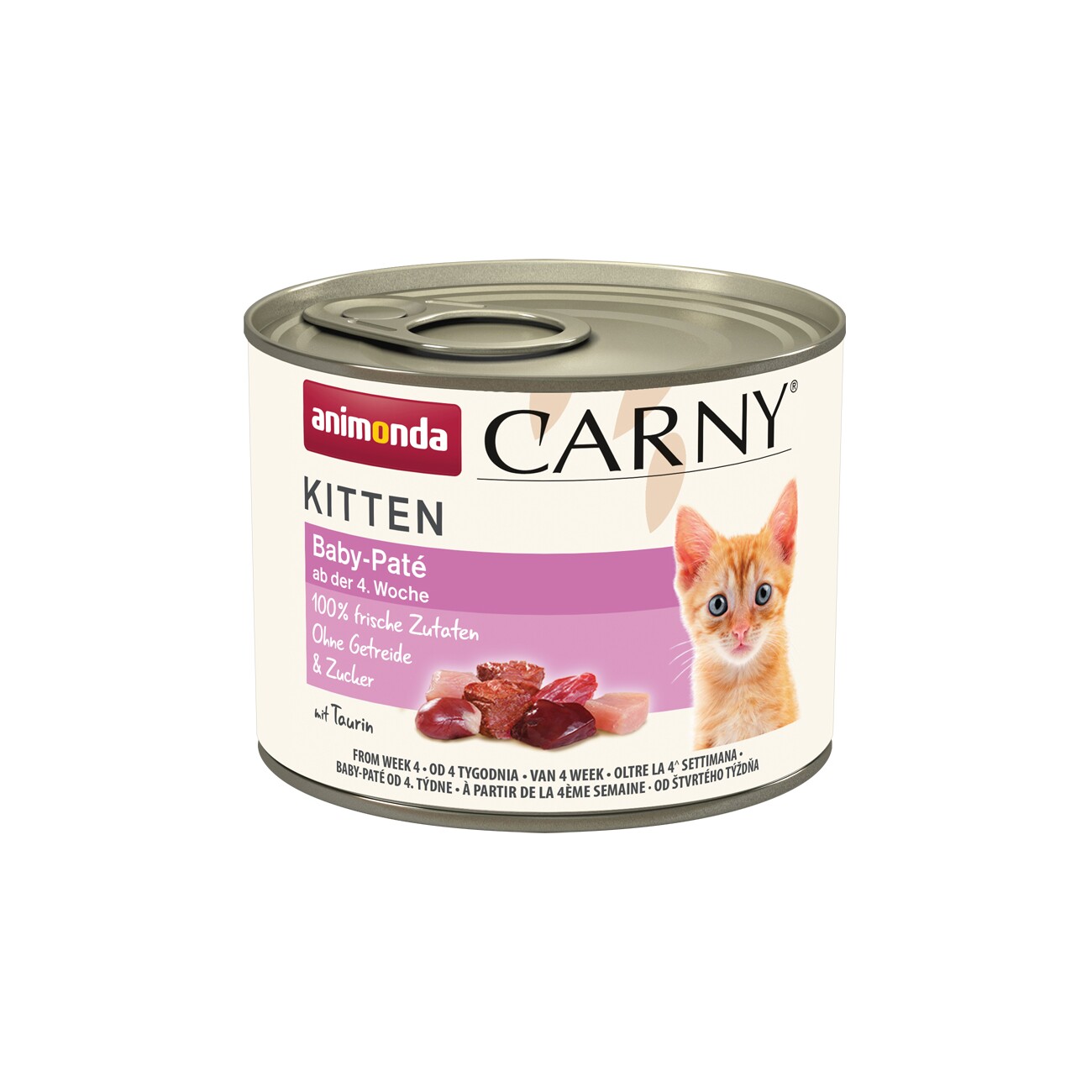 animonda Carny Nassfutter Katze Kitten, Baby-Paté 12x200 g