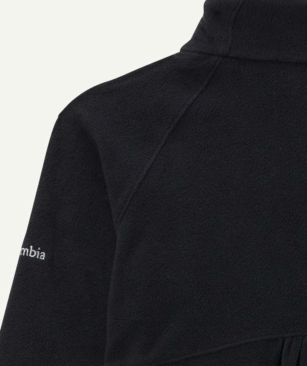 COLUMBIAPULL FILLE EN POLAIRE À DEMI-ZIP GLACIAL NOIR