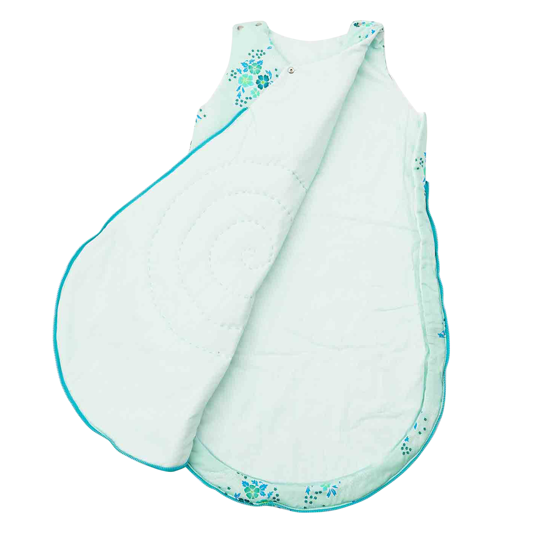 Gigoteuse imprimé fleuri en coton| Bleu