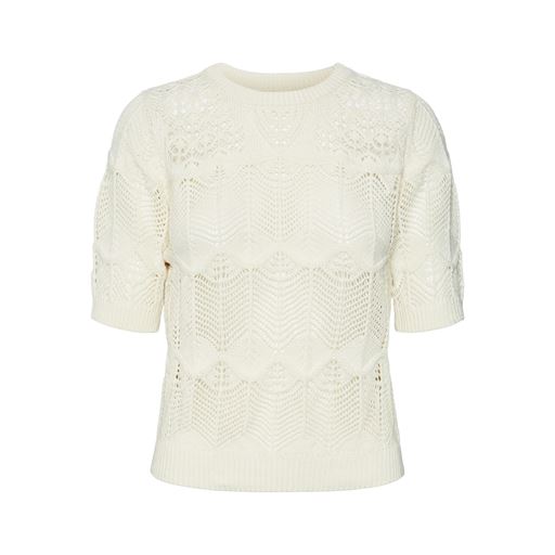 Vero Moda Alexia Strikbluse, Birch, XL