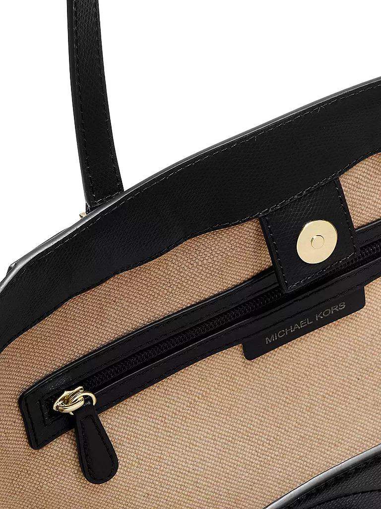 MICHAEL KORS Ledertasche - Shopper TARYN  Large schwarz