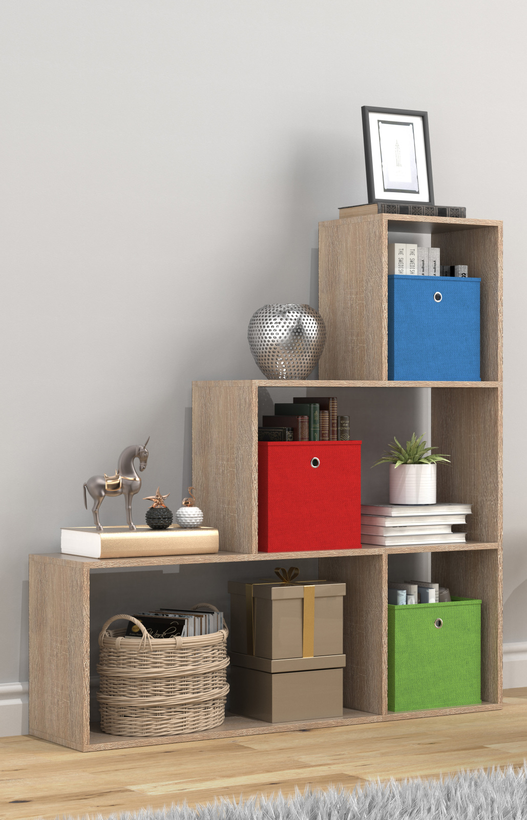 Regal DUBILA M - Sonoma Eiche - 117 cm breit