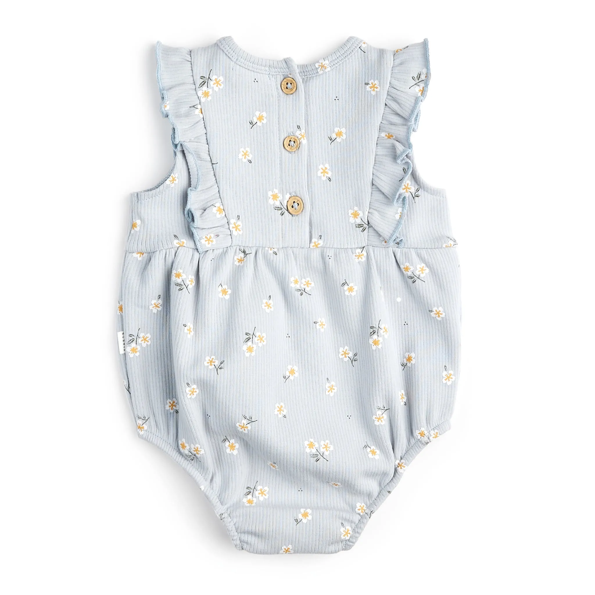 Firsts par Petit Lem Barboteuse Fleurs Citron 3-24mois