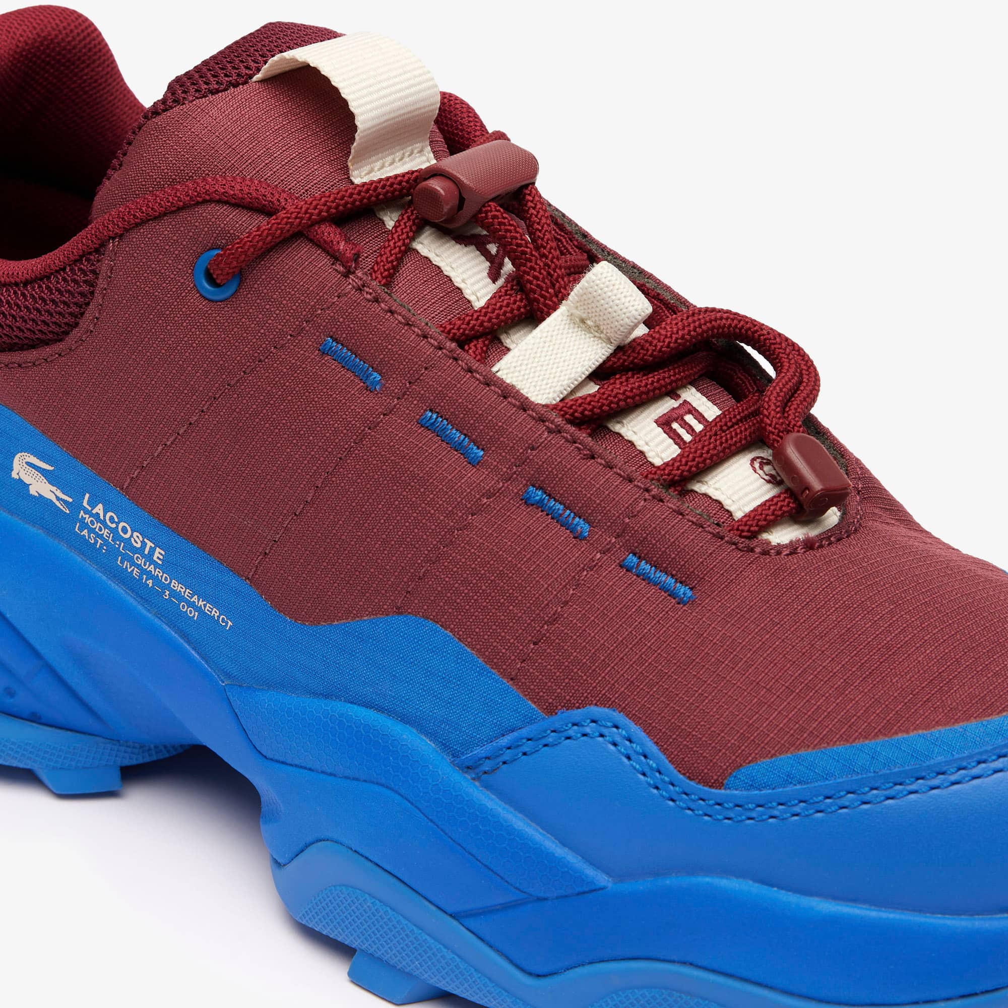 Sneaker Outdoor L-Guard Breaker CT femme en nylon ripstop Outdoor - Rouge - Lacoste - Femme