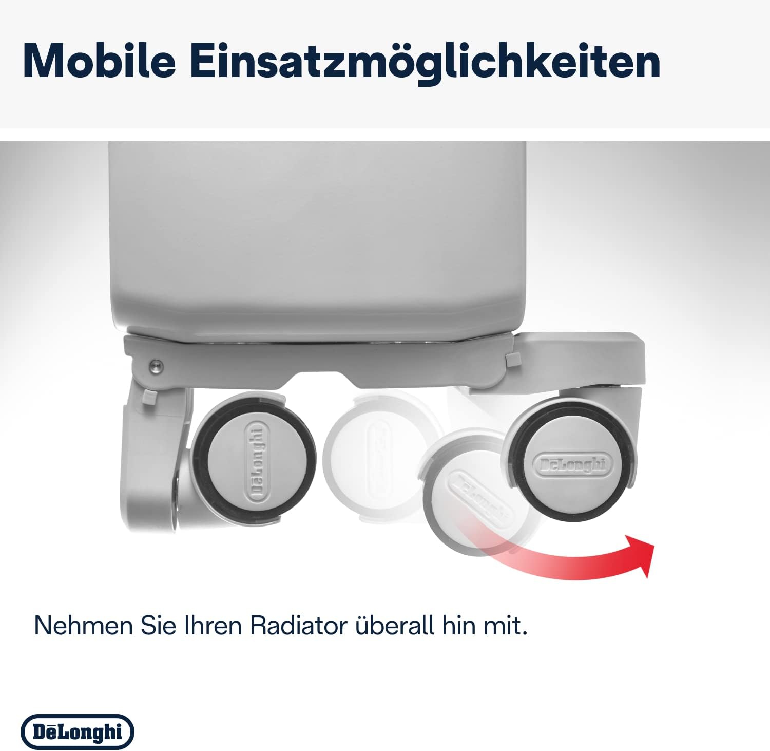 De'Longhi Dragon 4 Pro TRDX41025E Radiator, klassischer Ölradiator mit 3 Leistungsstufen, 24-h-Timer, Frostschutz- und Eco-Funktion, Sicherheitsthermostat, 2500 Watt, Weiß
