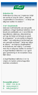 A.Vogel Nachtrust¹,²*  3-in-1 Tabletten 30ST