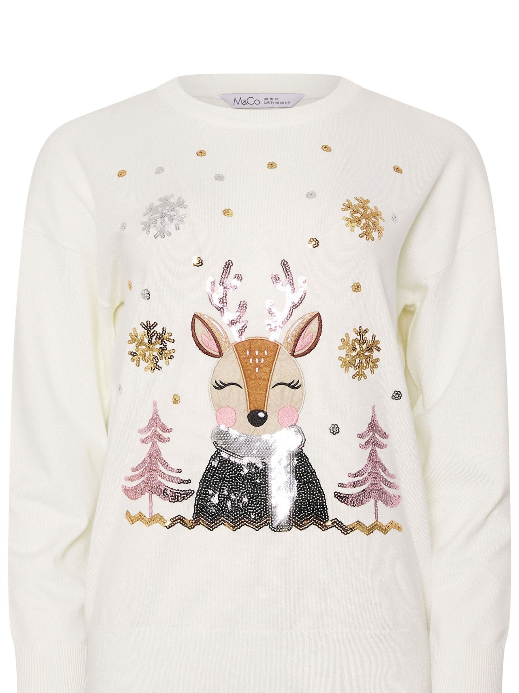 M&Co kersttrui met rendier
