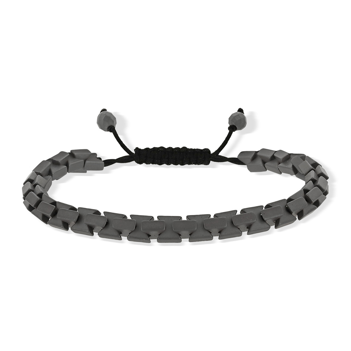 Bracelet fantaisie gris anthracite
