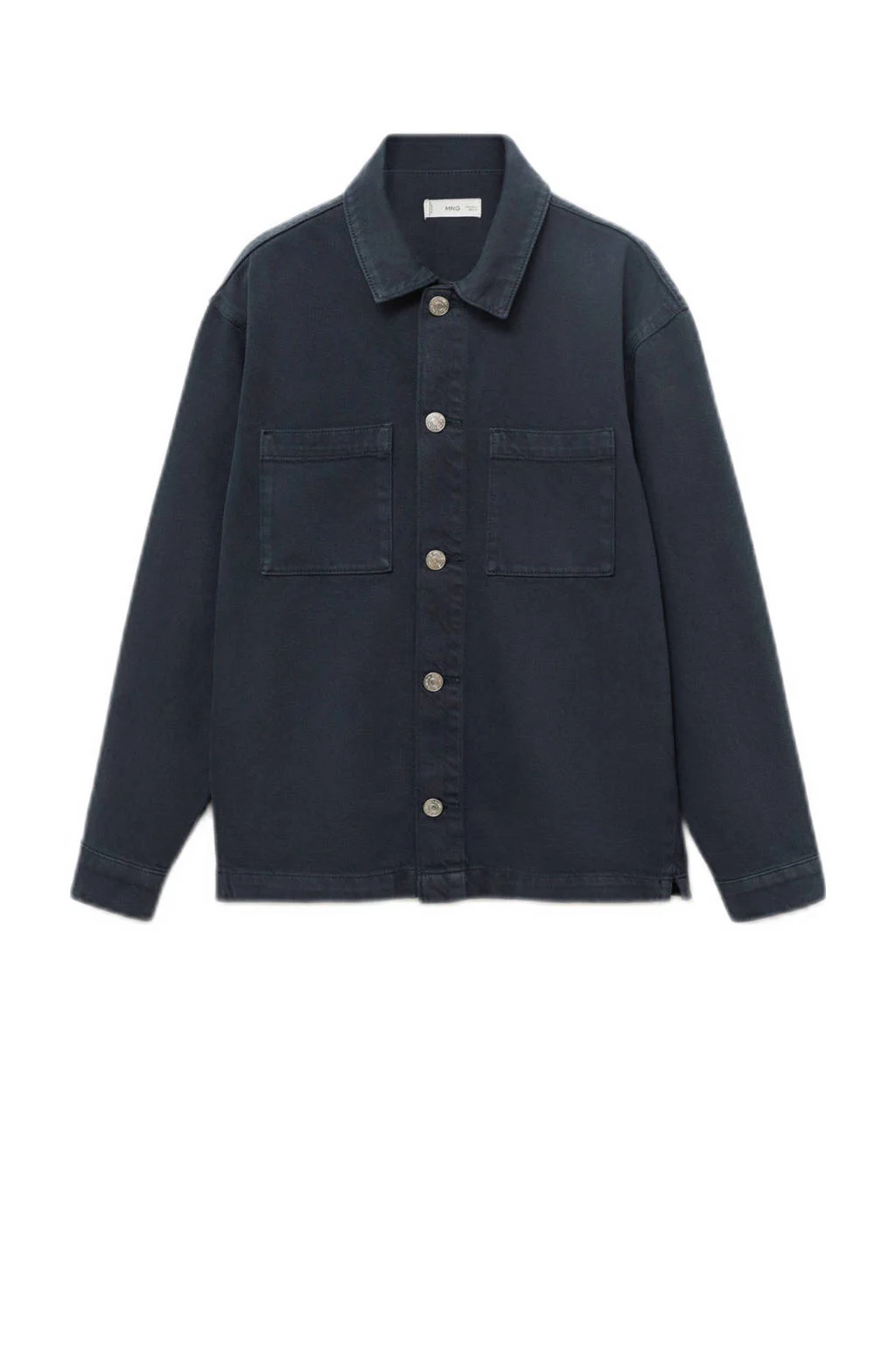 MANGO TEEN overshirt donkerblauw