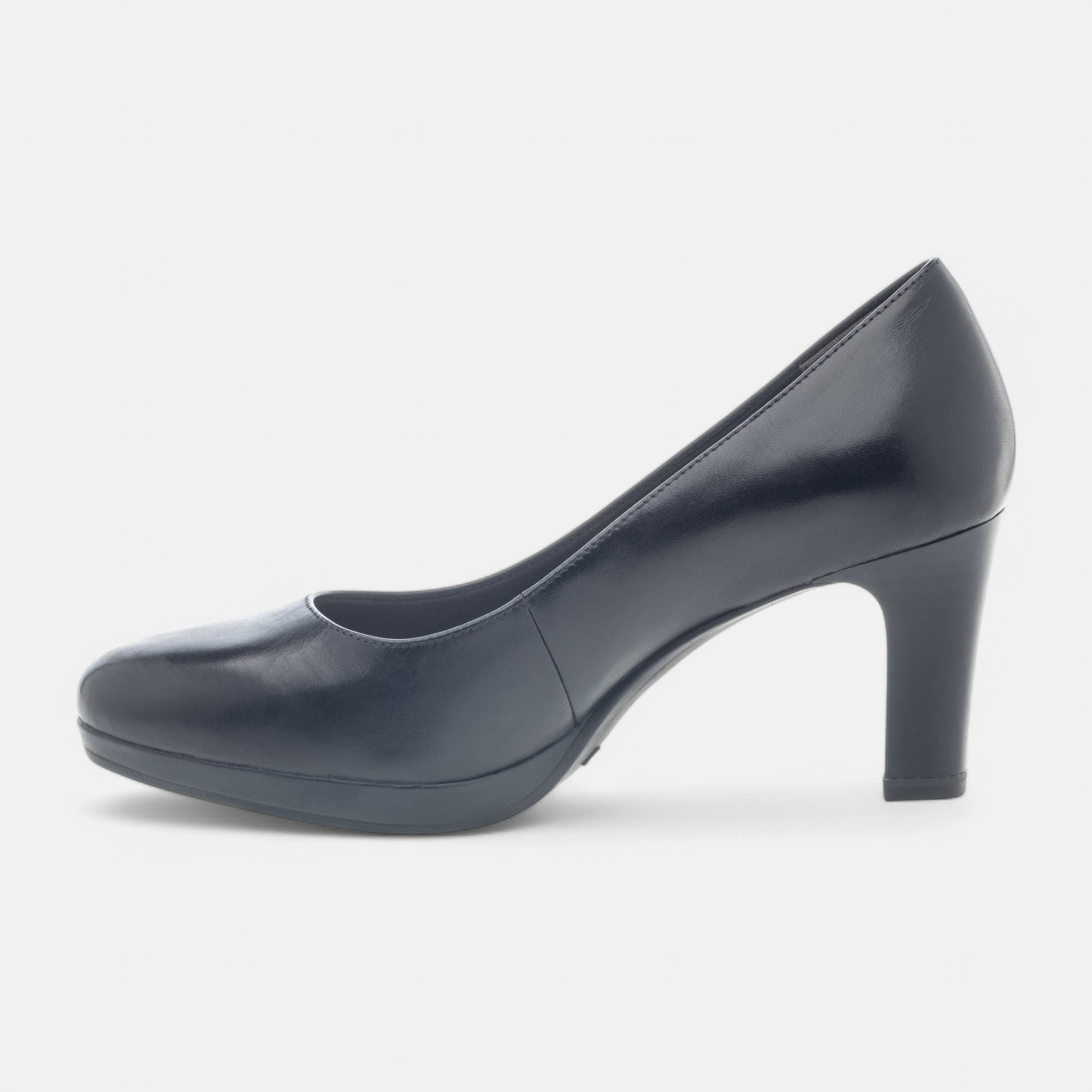 Escarpins à talon Femme en cuir noir
