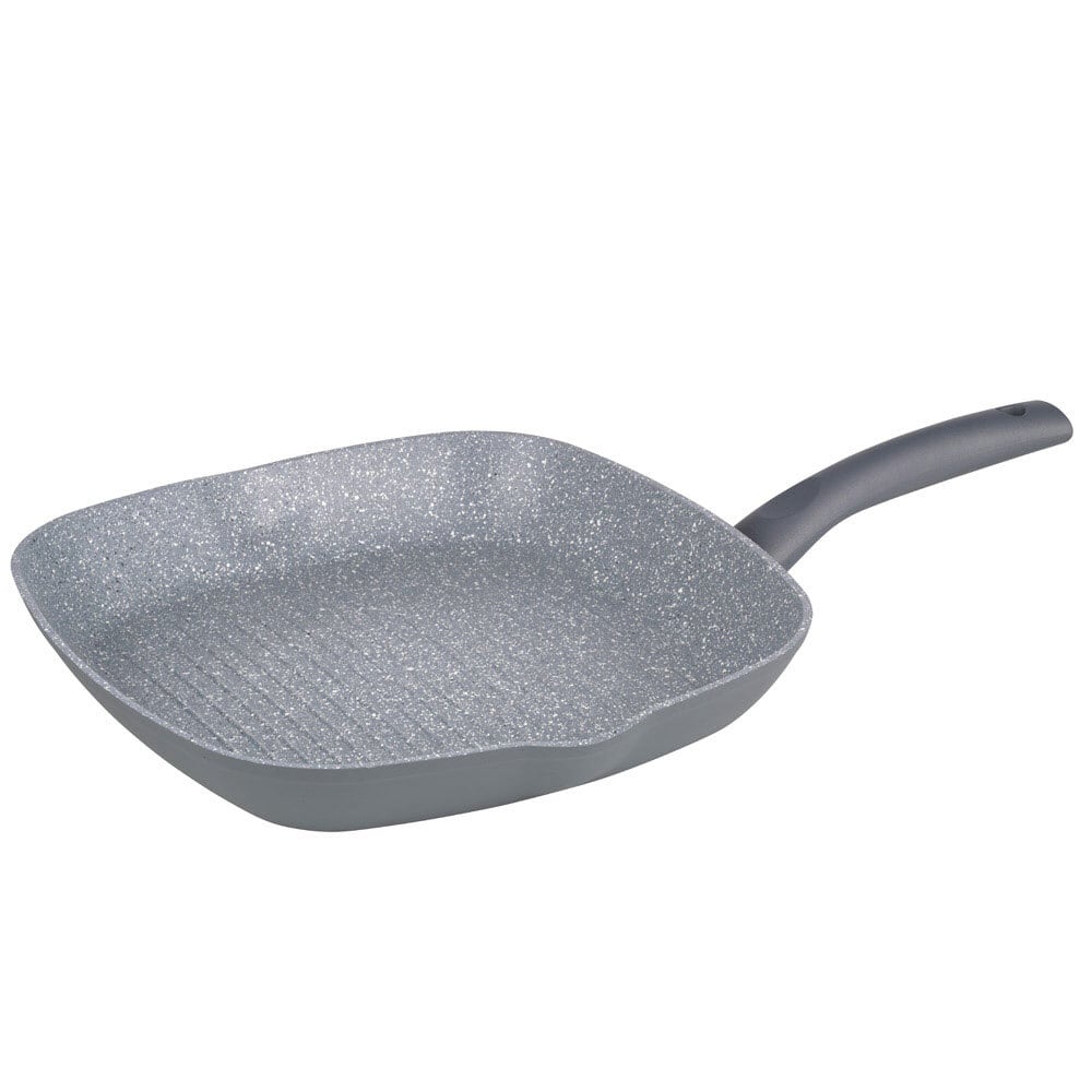HATEX Grillpfanne NORA 28 cm Alu grau