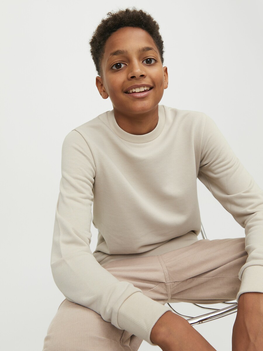 JACK & JONES JUNIOR<br>Suéter liso de gola redonda