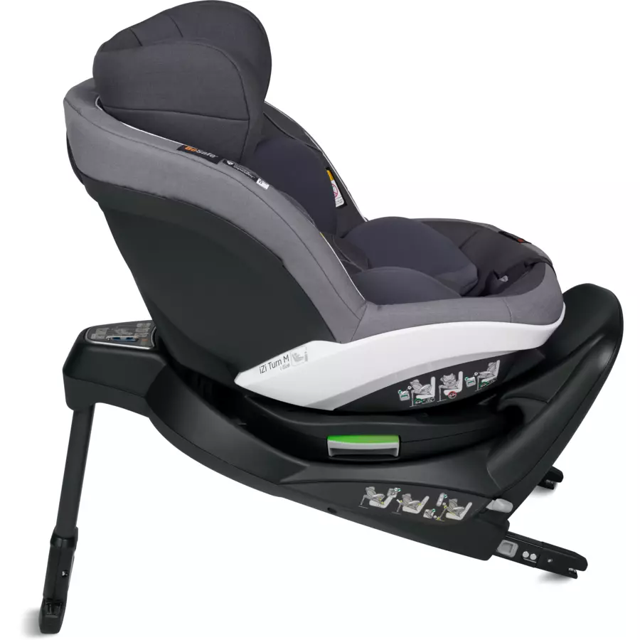 BeSafe Reboarder iZi Turn M i-Size Metallic Mélange